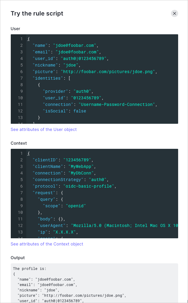 Auth0 Pipeline - Rules - Try this rule