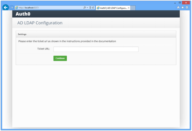 Ticket d’administration du connecteur AD/LDAP