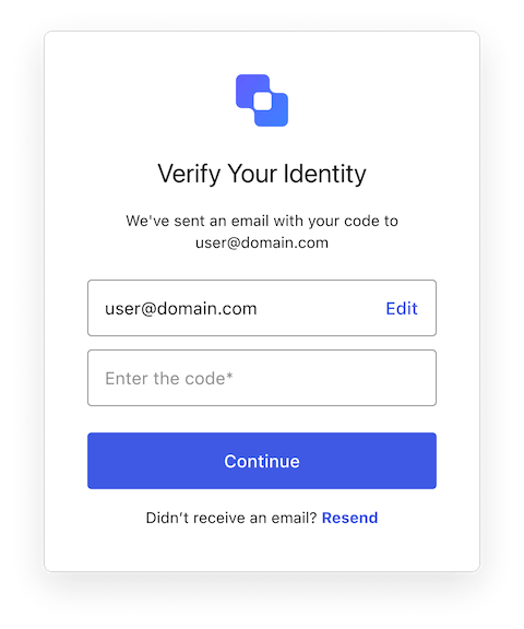 Login Passwordless Email Code