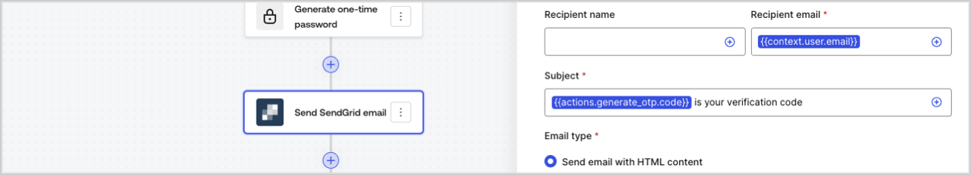 Dashboard > Actions > Forms > Flows