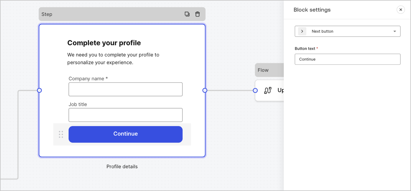 Dashboard > Forms > Components > Blocks