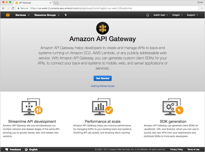AWS API Gateway - Get Started