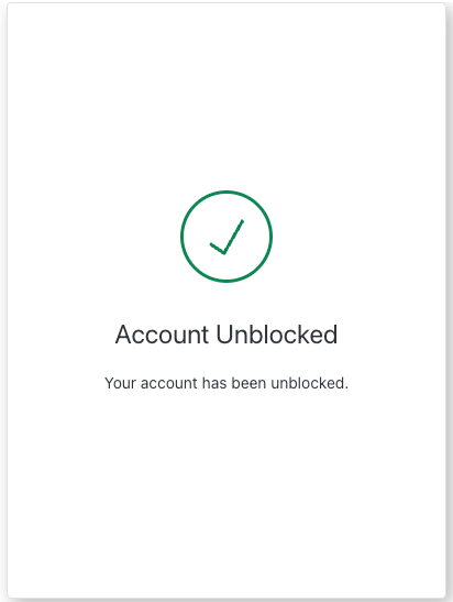 ACUL Brute Force Protection Unblock Success