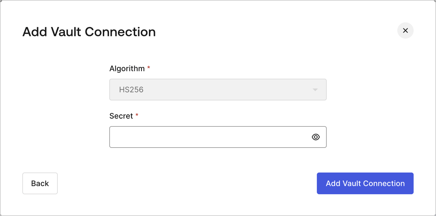 Dashboard > Actions > Forms > Vault > JWT