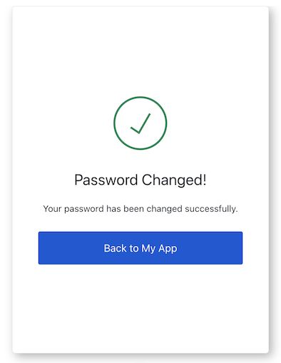 ACUL Reset Password Success