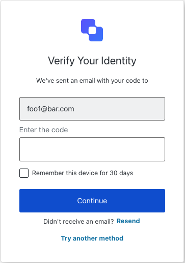 ACUL Reset Password MFA Email Challenge