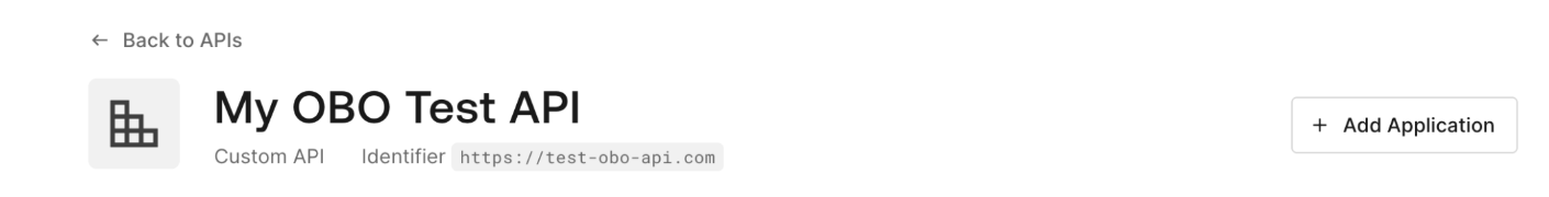 My Test OBO API