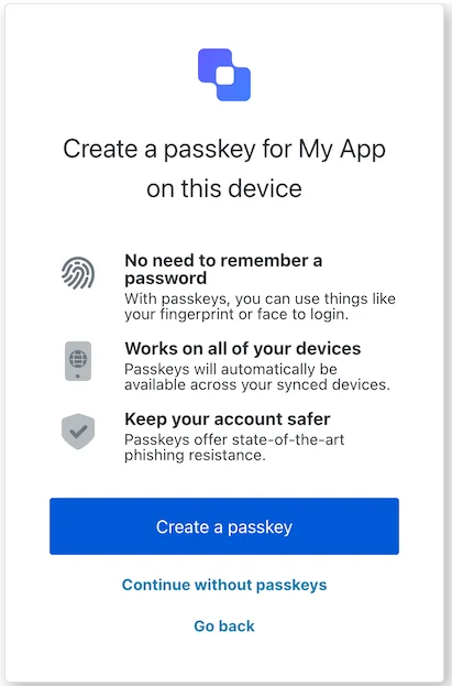 ACUL Passkey Enrollment