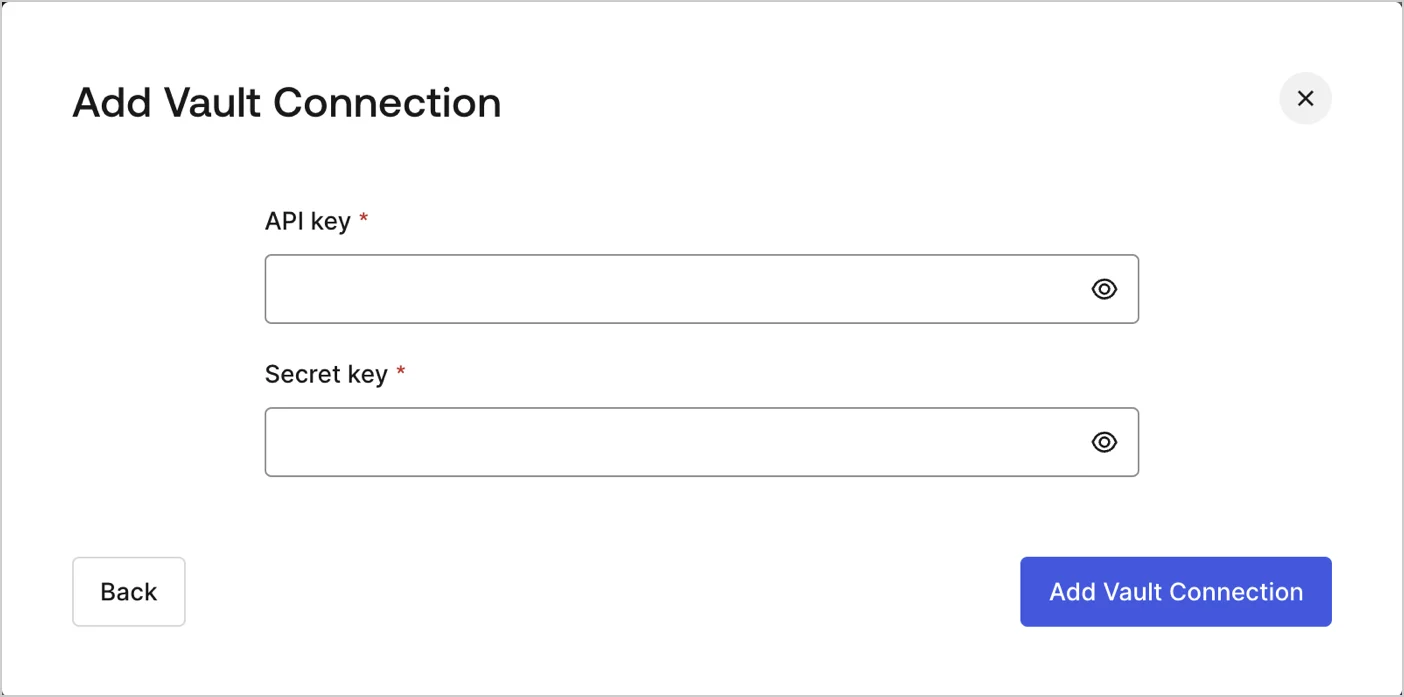 Dashboard > Actions > Forms > Vault > MailJet