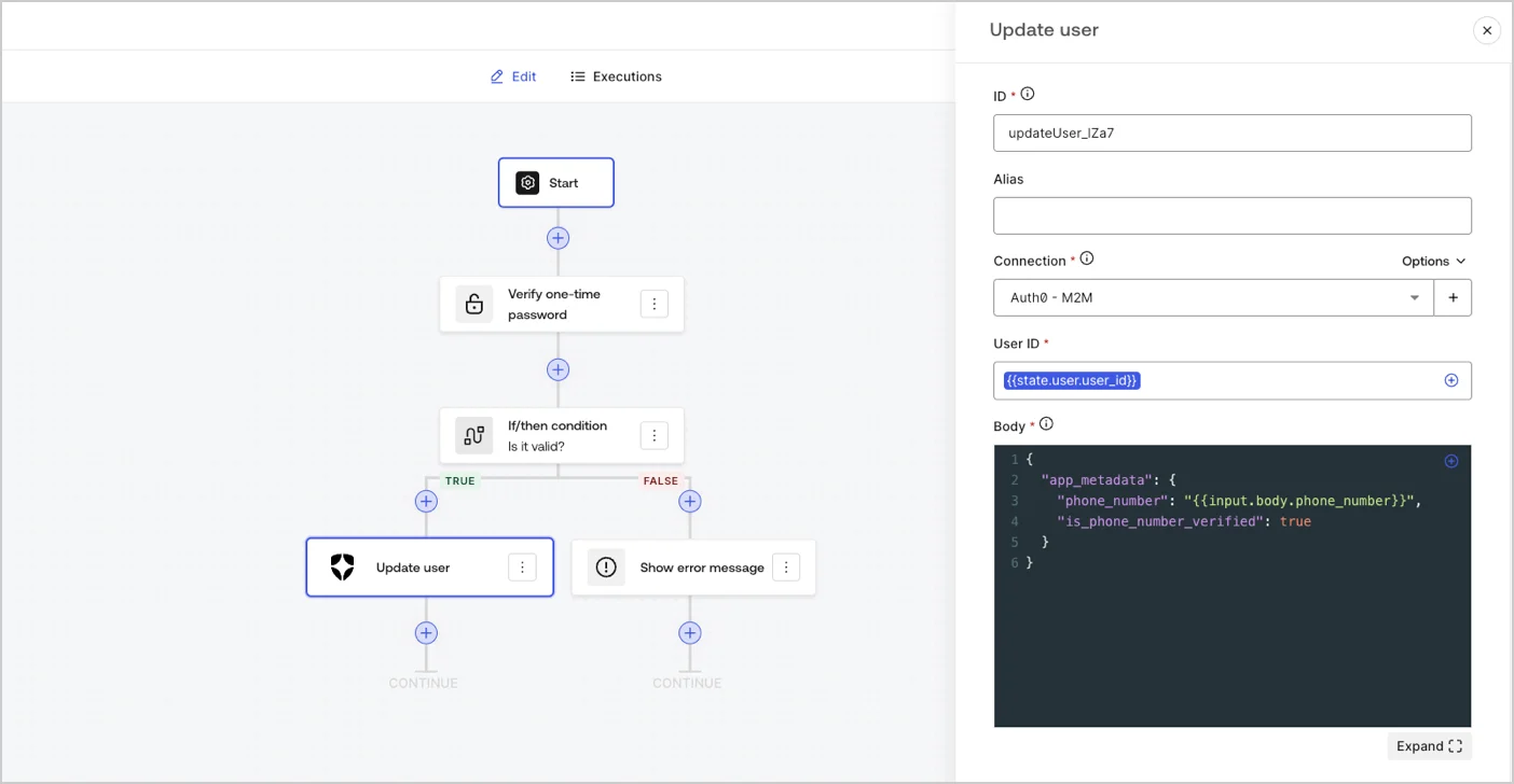 Dashboard > Forms > Flow > Editor