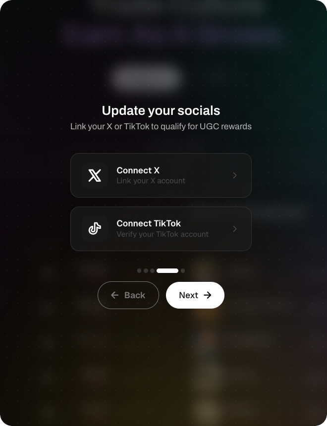 Connect X and TikTok accounts