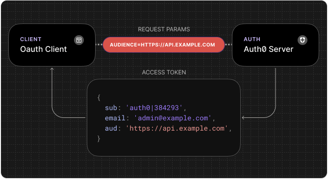 Audience in the access token