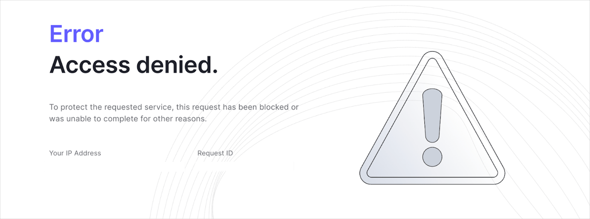 An example of a block page