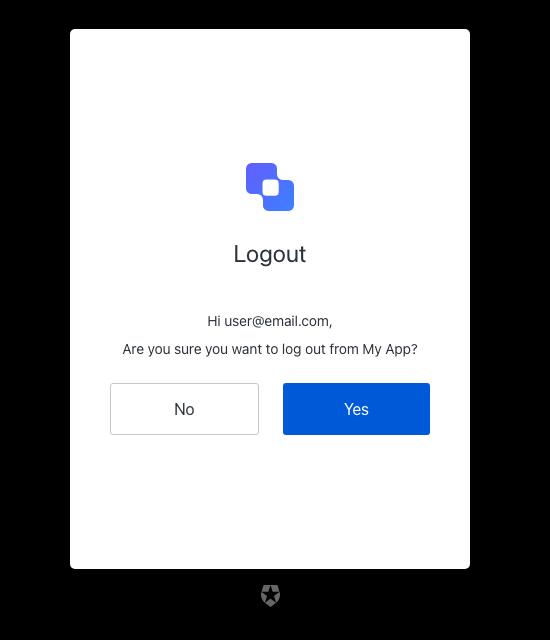 logout reference screenshot