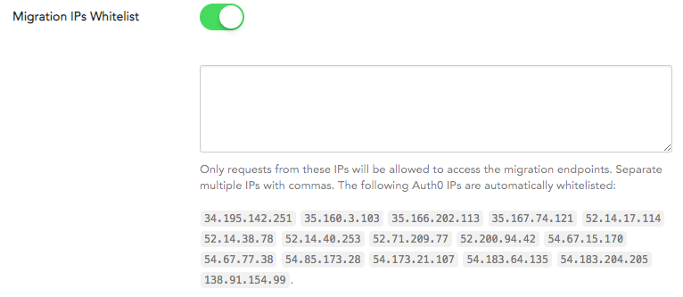 WordPress User Migration - IP Whitelist