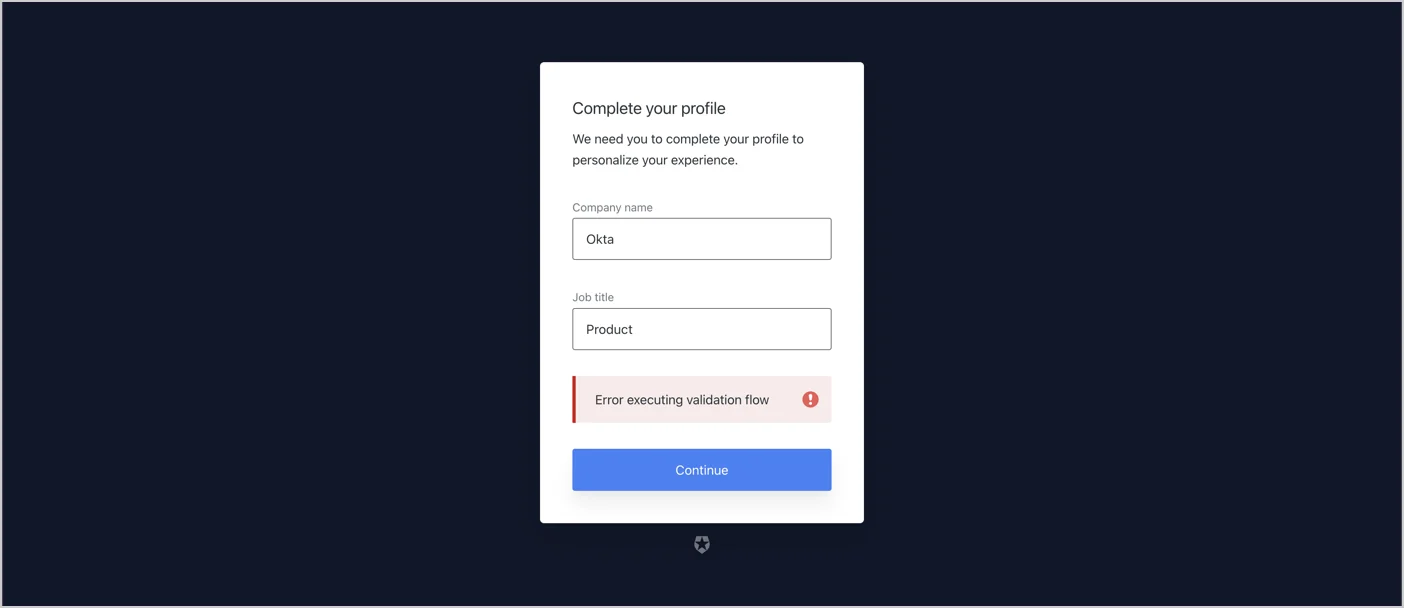 Dashboard > Actions > Forms > Form