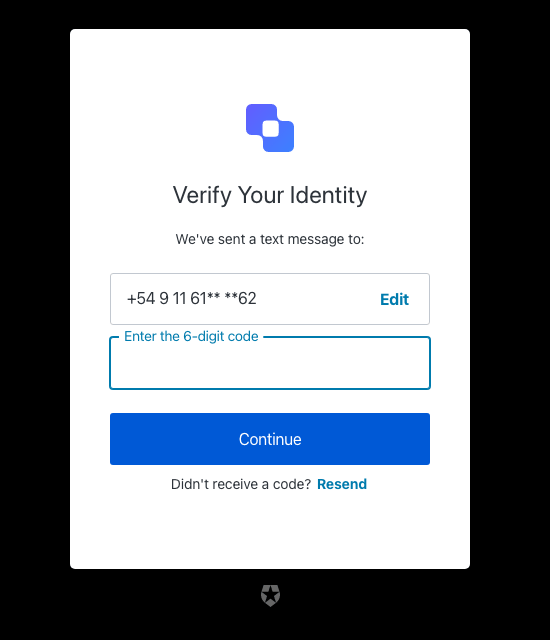 login-passwordless-sms-otp reference screenshot