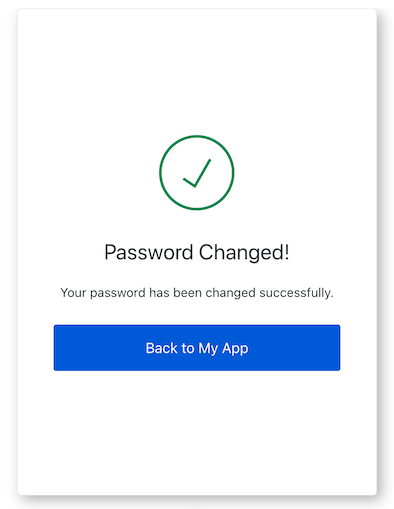 ACUL Reset Password Success
