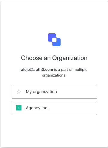 ACUL Organization Picker