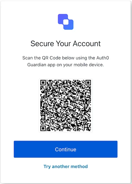 ACUL MFA Push Enrollment QR