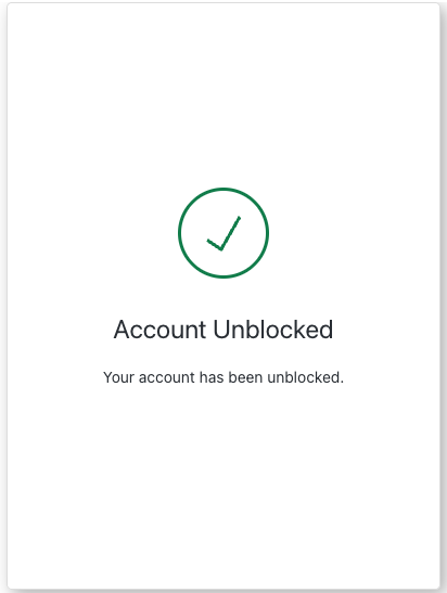 ACUL Brute Force Protection Unblock Success