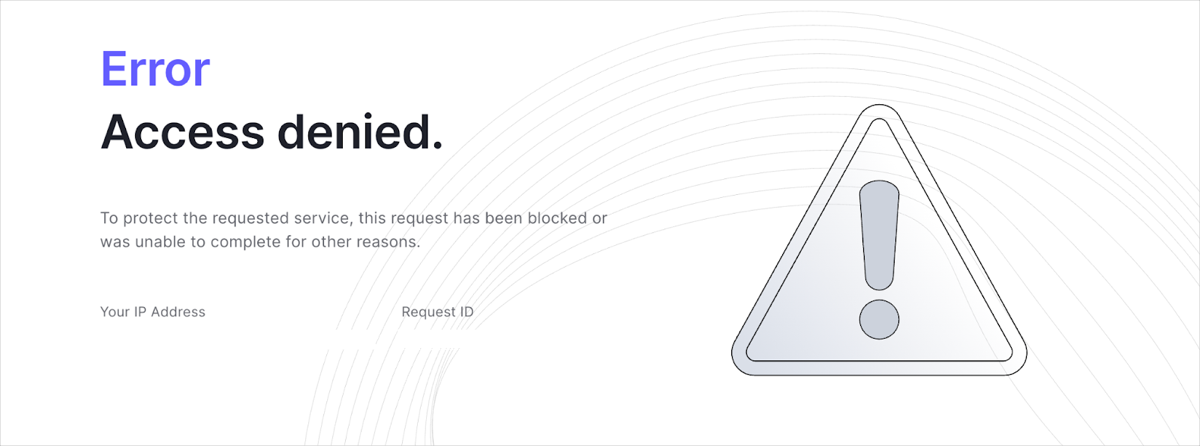 An example of a block page