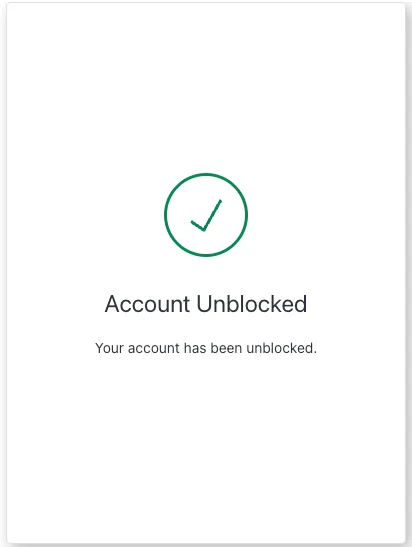 ACUL Brute Force Protection Unblock Success