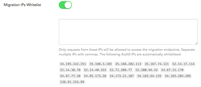 WordPress User Migration - IP Whitelist