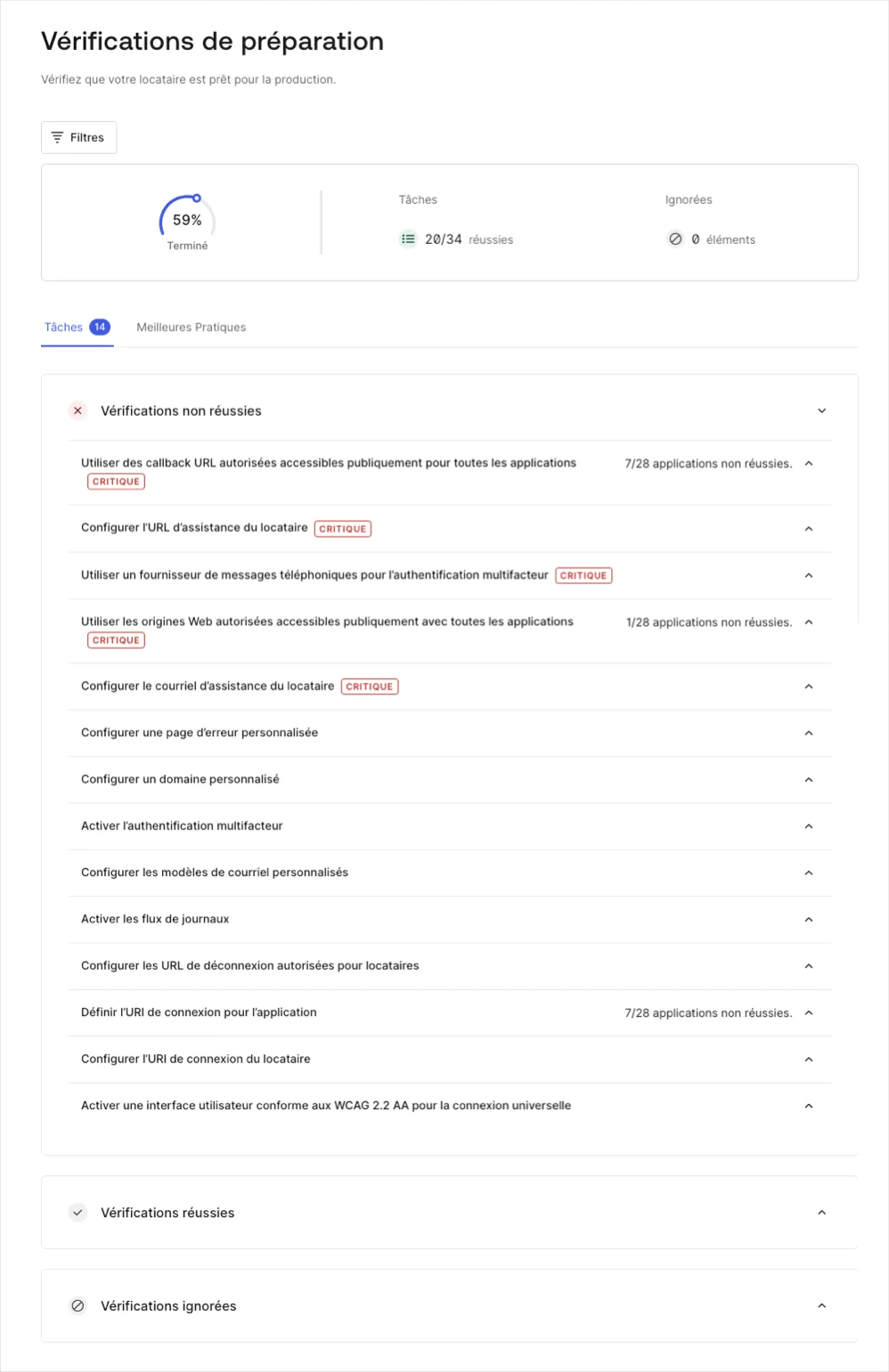 Auth0 - Prise en charge des contrôles de production préalables au déploiement