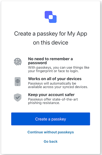 ACUL Passkey Enrollment
