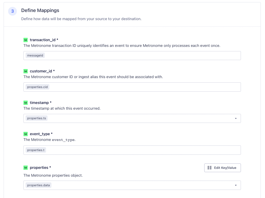 Segment mappings