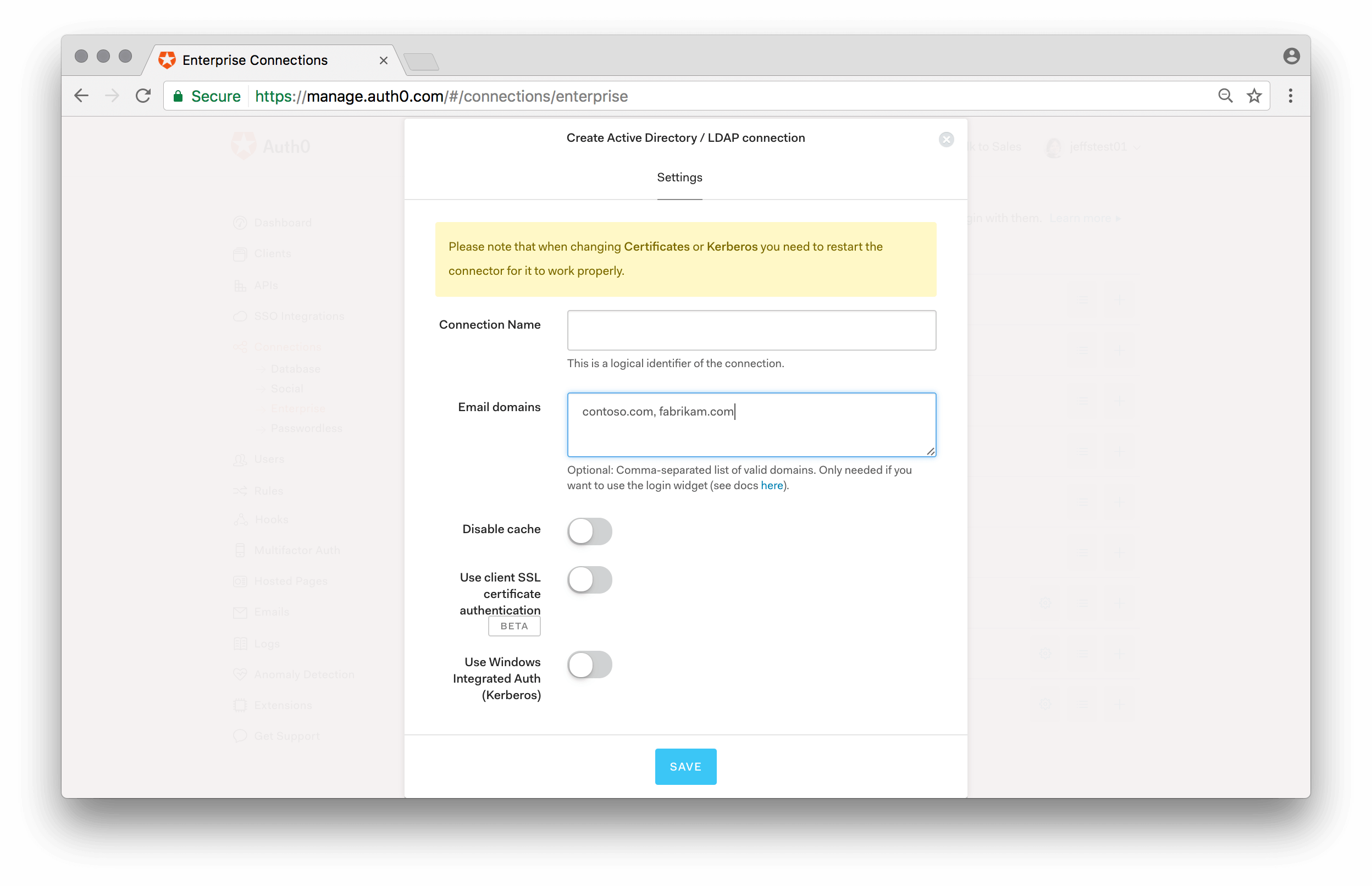 Configuring ADFS or SAML-P identity providers