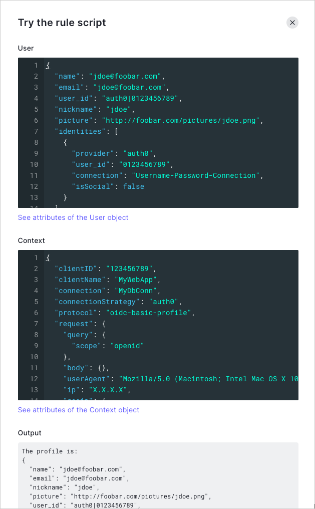 Auth0 Pipeline - Rules - Try this rule