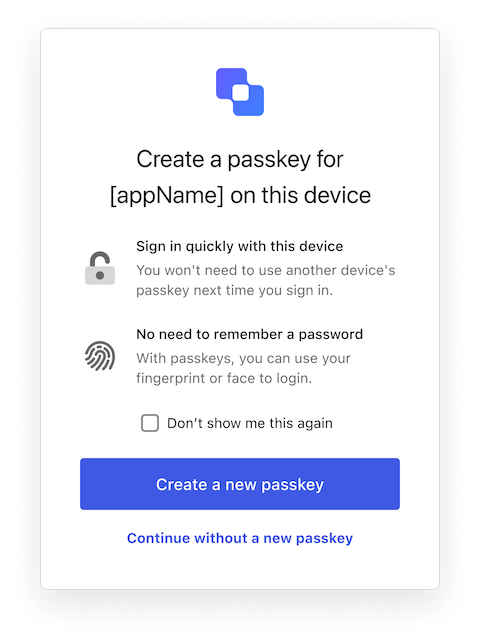 Passkey Enrollment Local