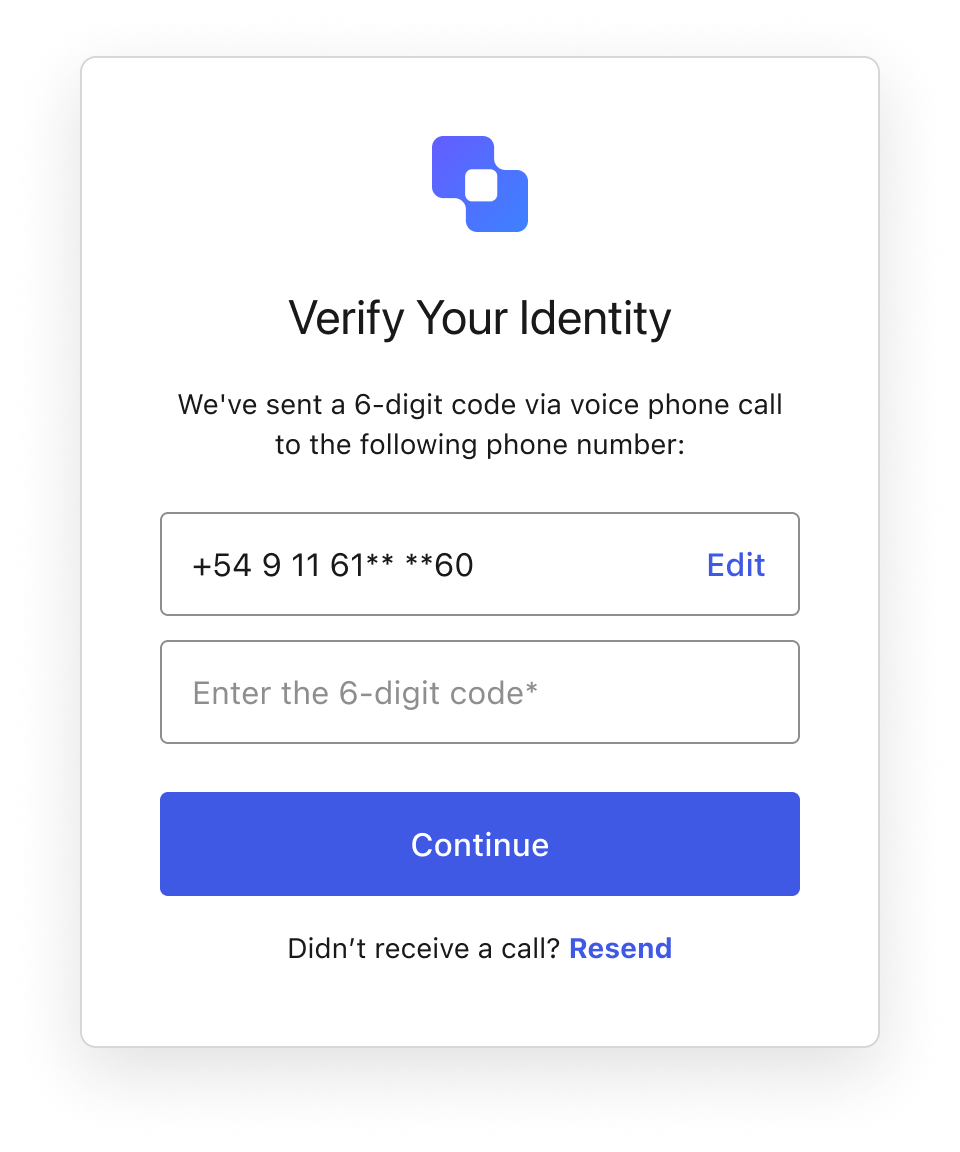 Login Passwordless SMS OTP