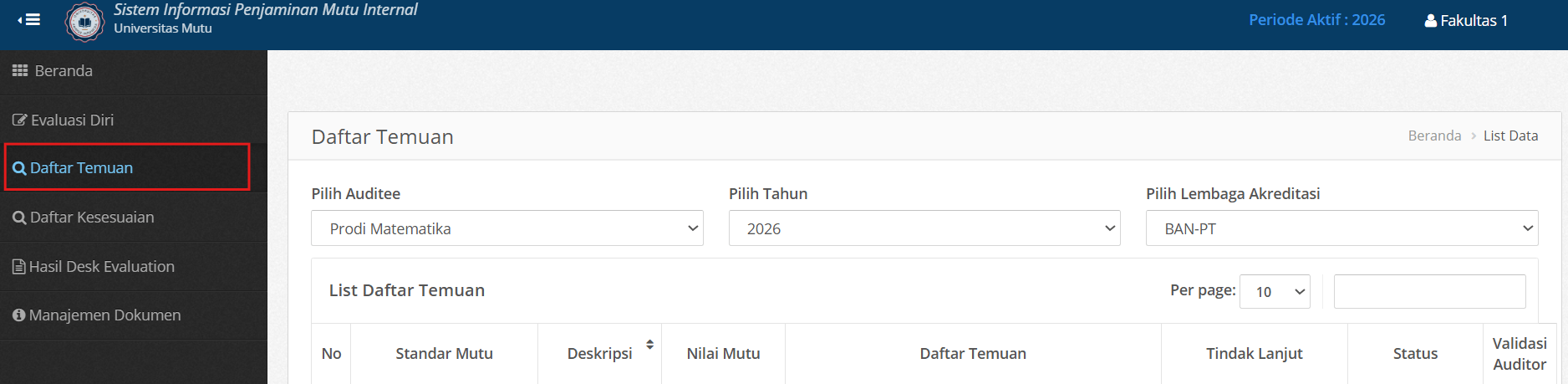 Fak Daftar Temu