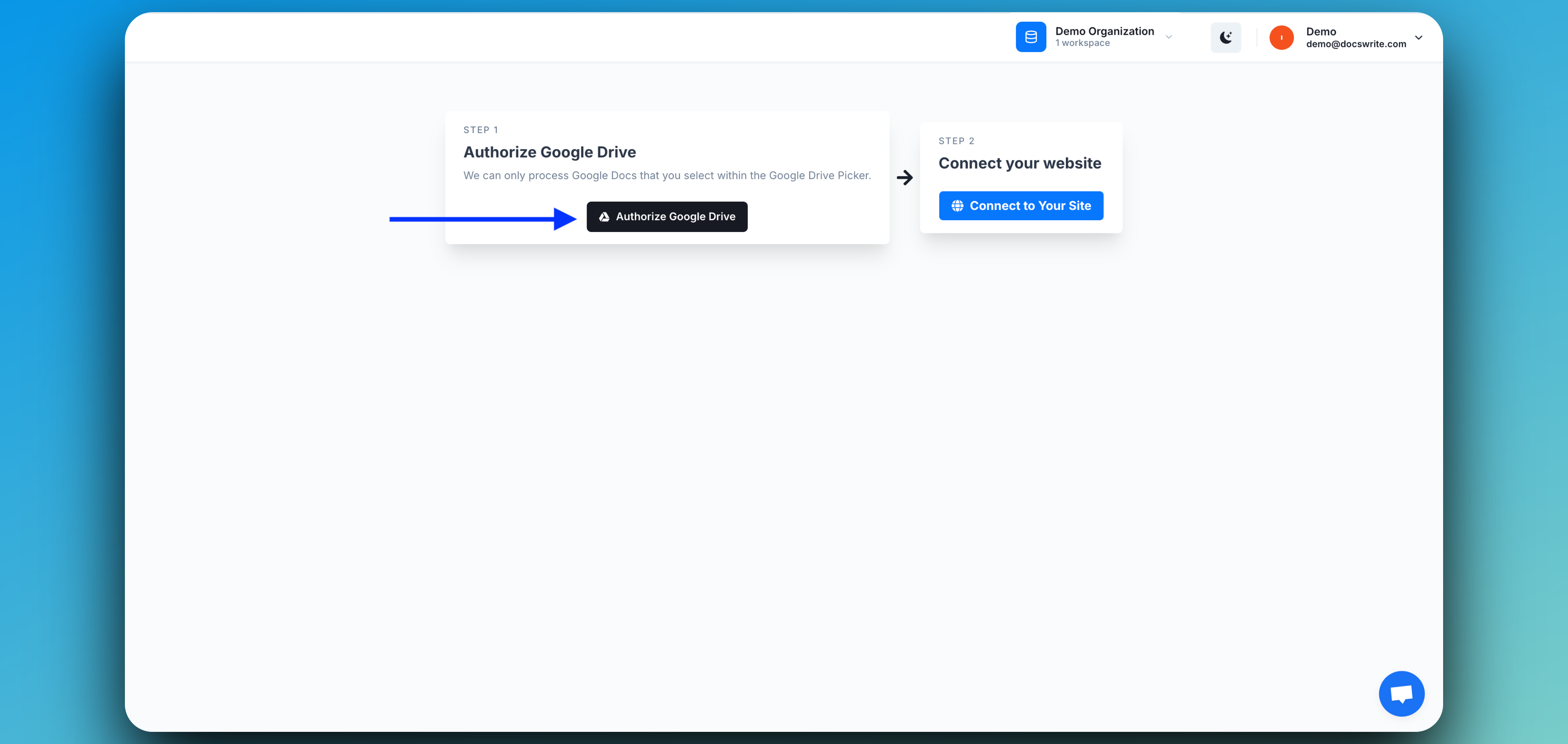 Docswrite Dashboard Image