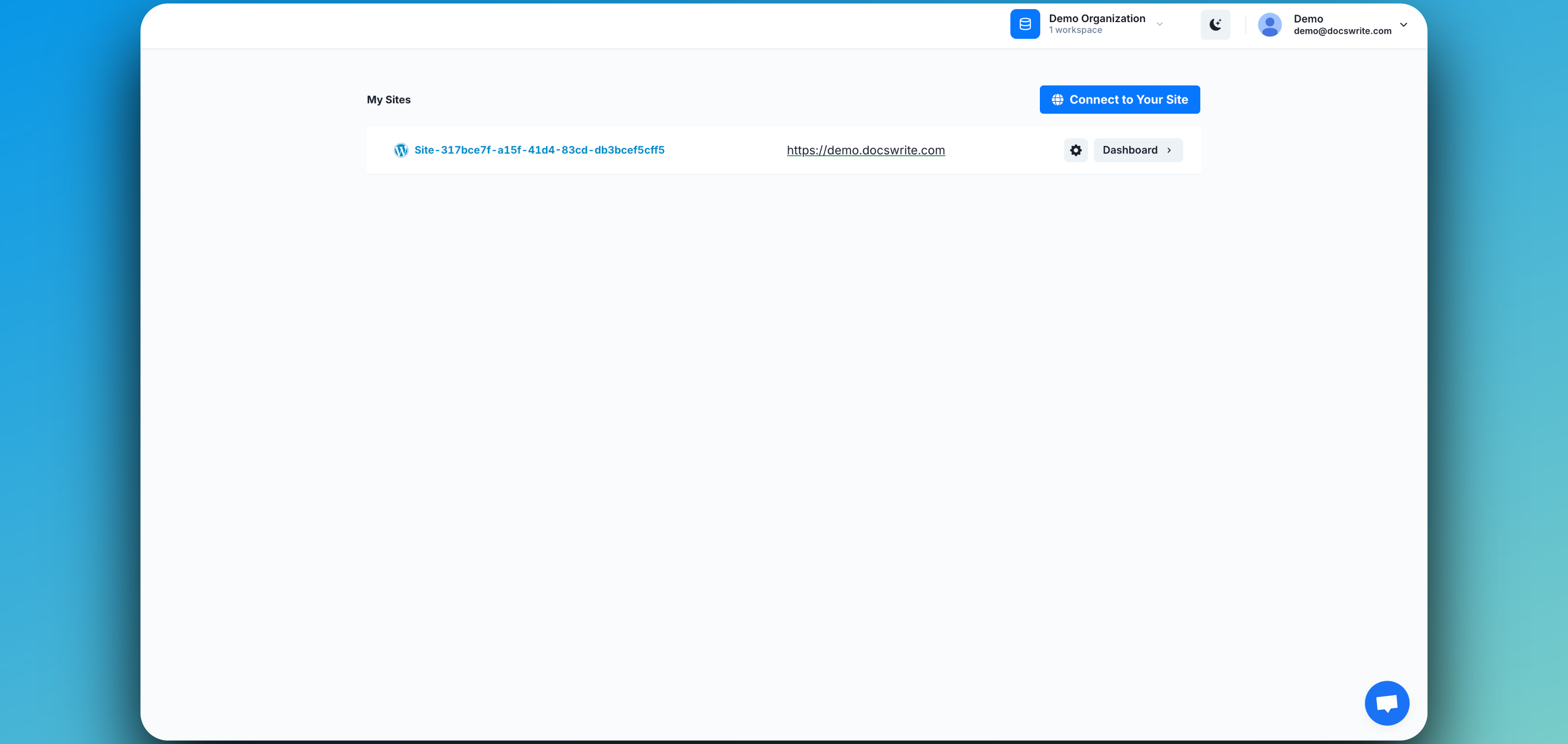 Docswrite Dashboard Image