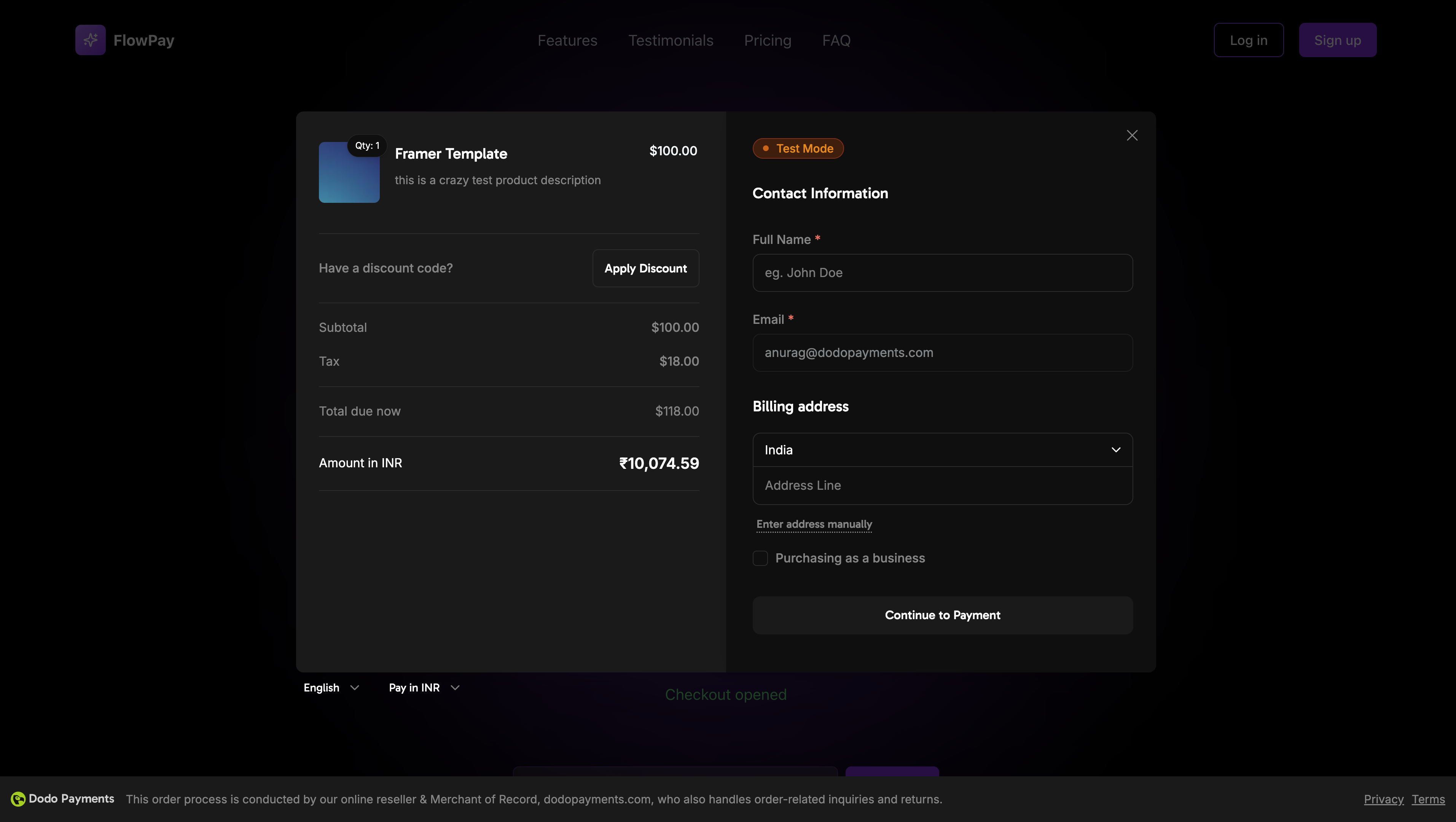 Overlay Checkout Cover Image