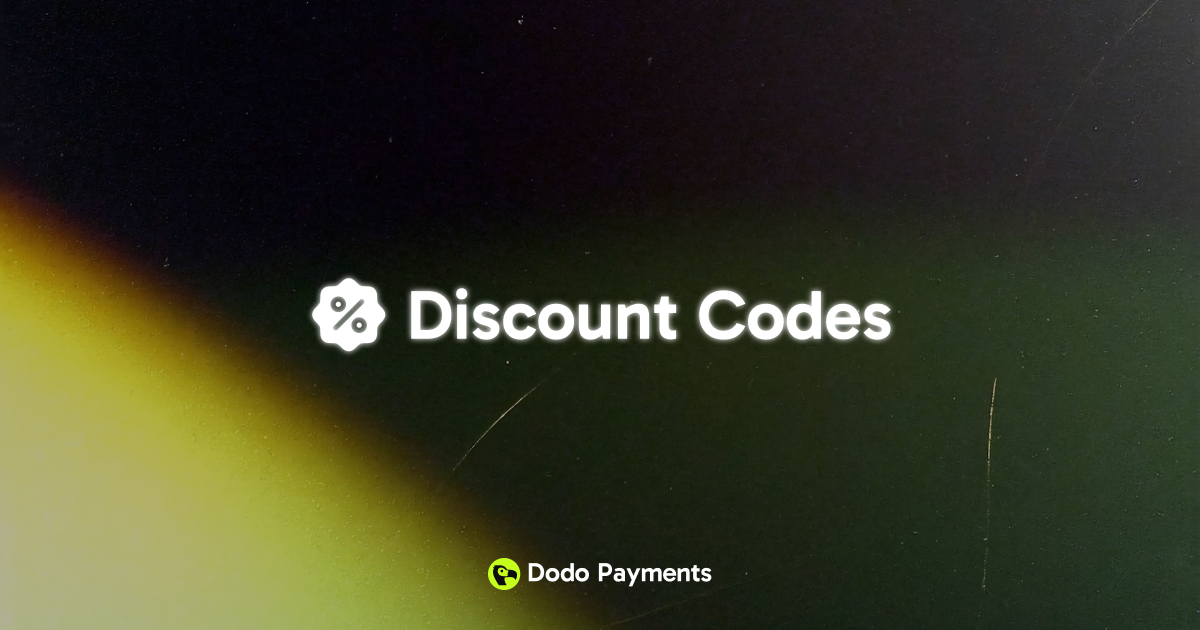 Discount codes overview cover