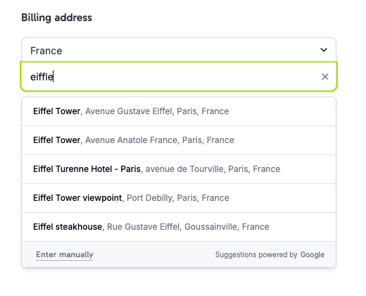 Address Autofill