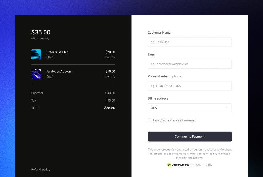 Inline Checkout Cover Image