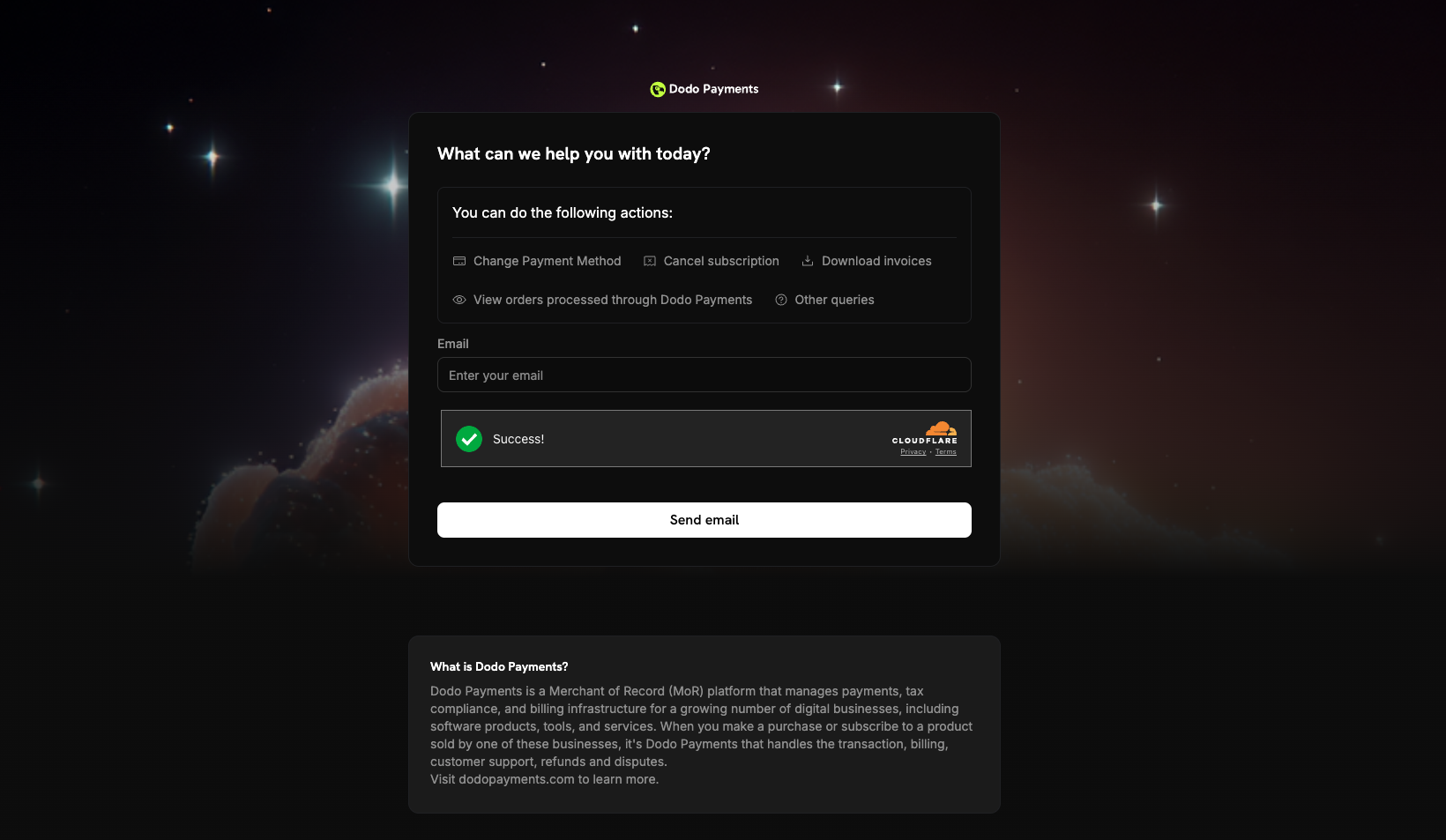 Customer Portal - Dodo Payments Documentation
