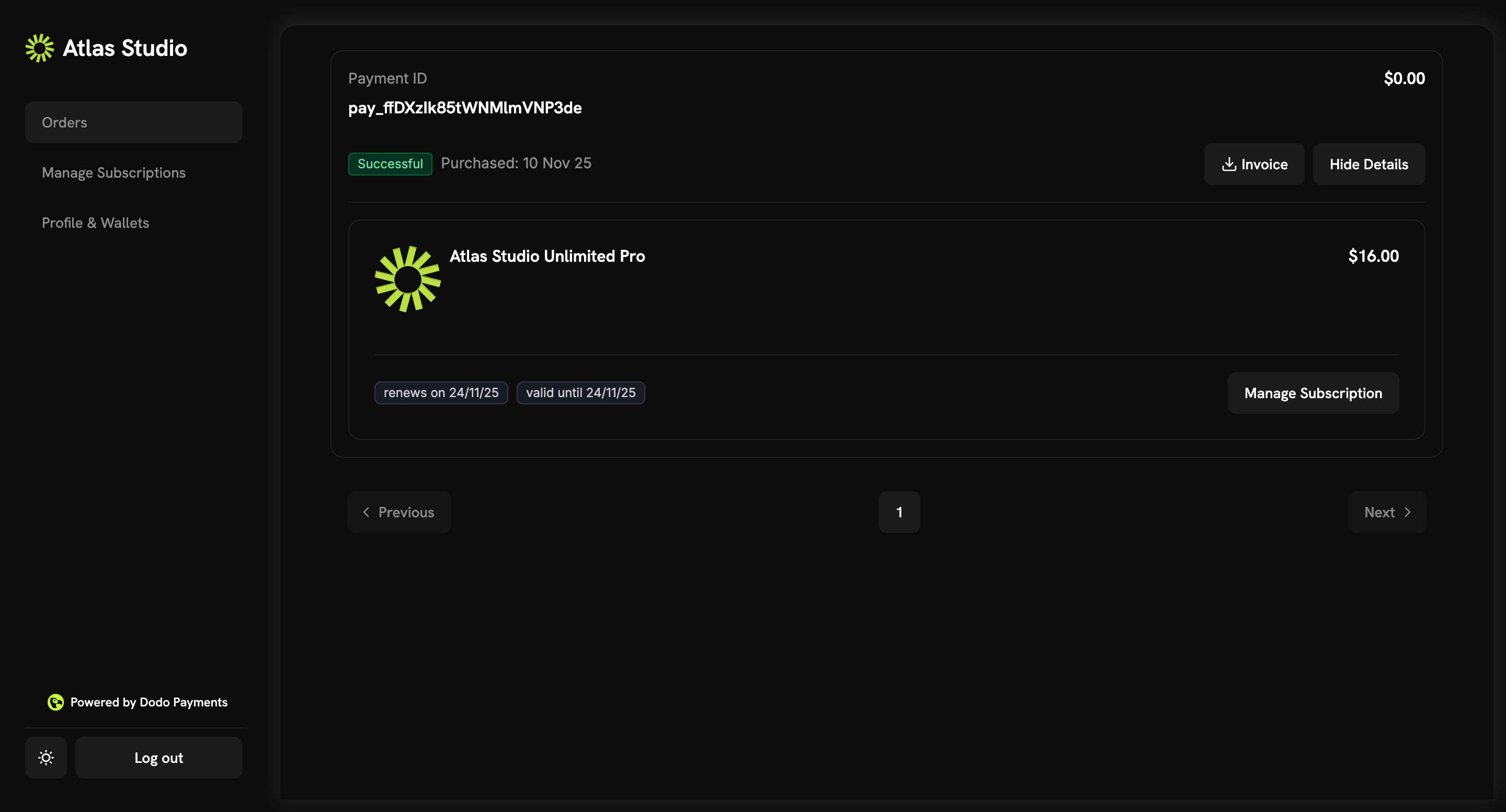 Customer Portal - Dodo Payments Documentation