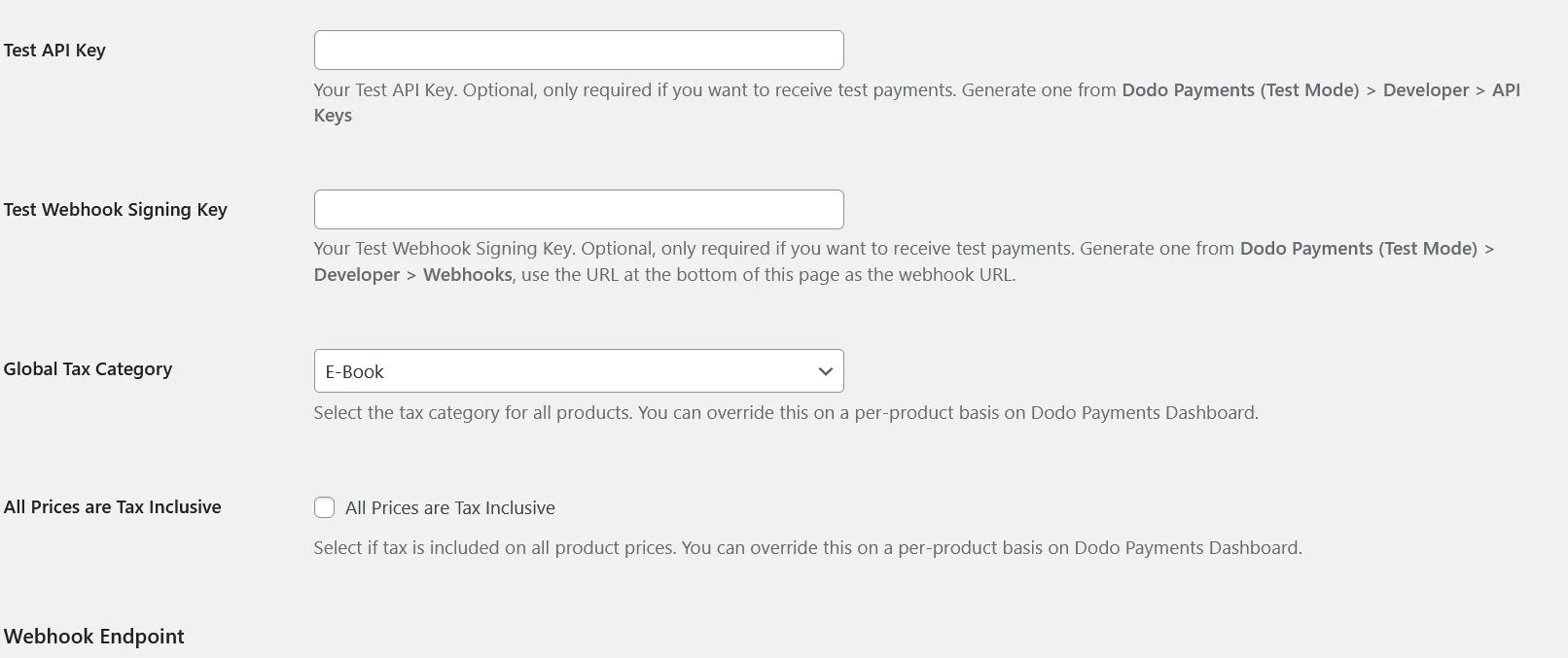 Dodo Payments for WooCommerce Plugin