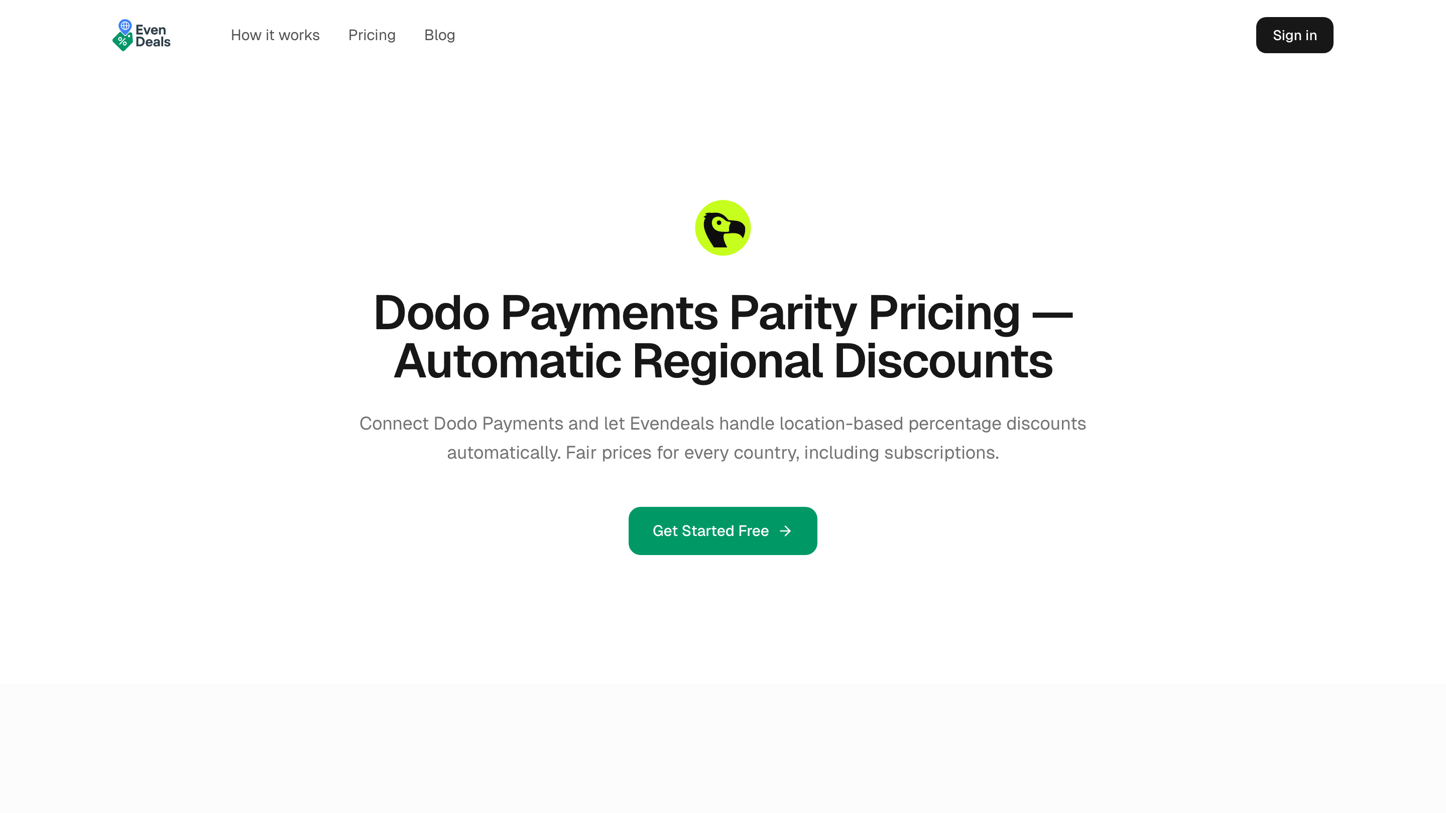 Evendeals Dodo Payments integration overview