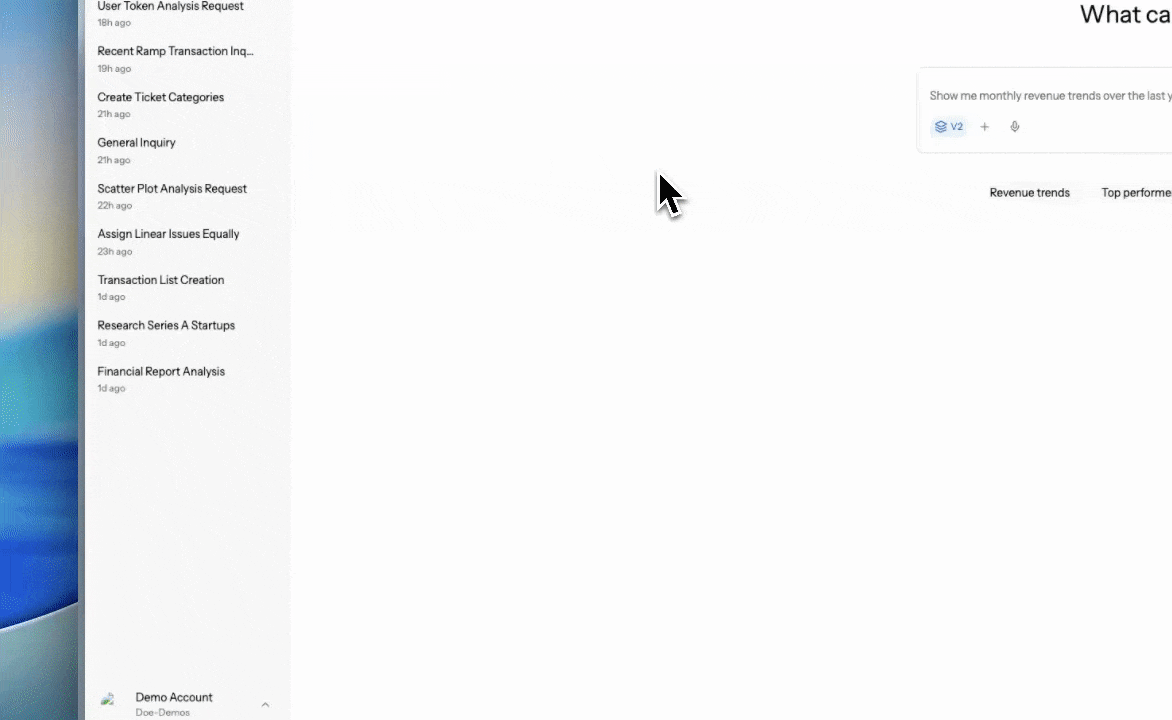 Connecting integrations to Doe
