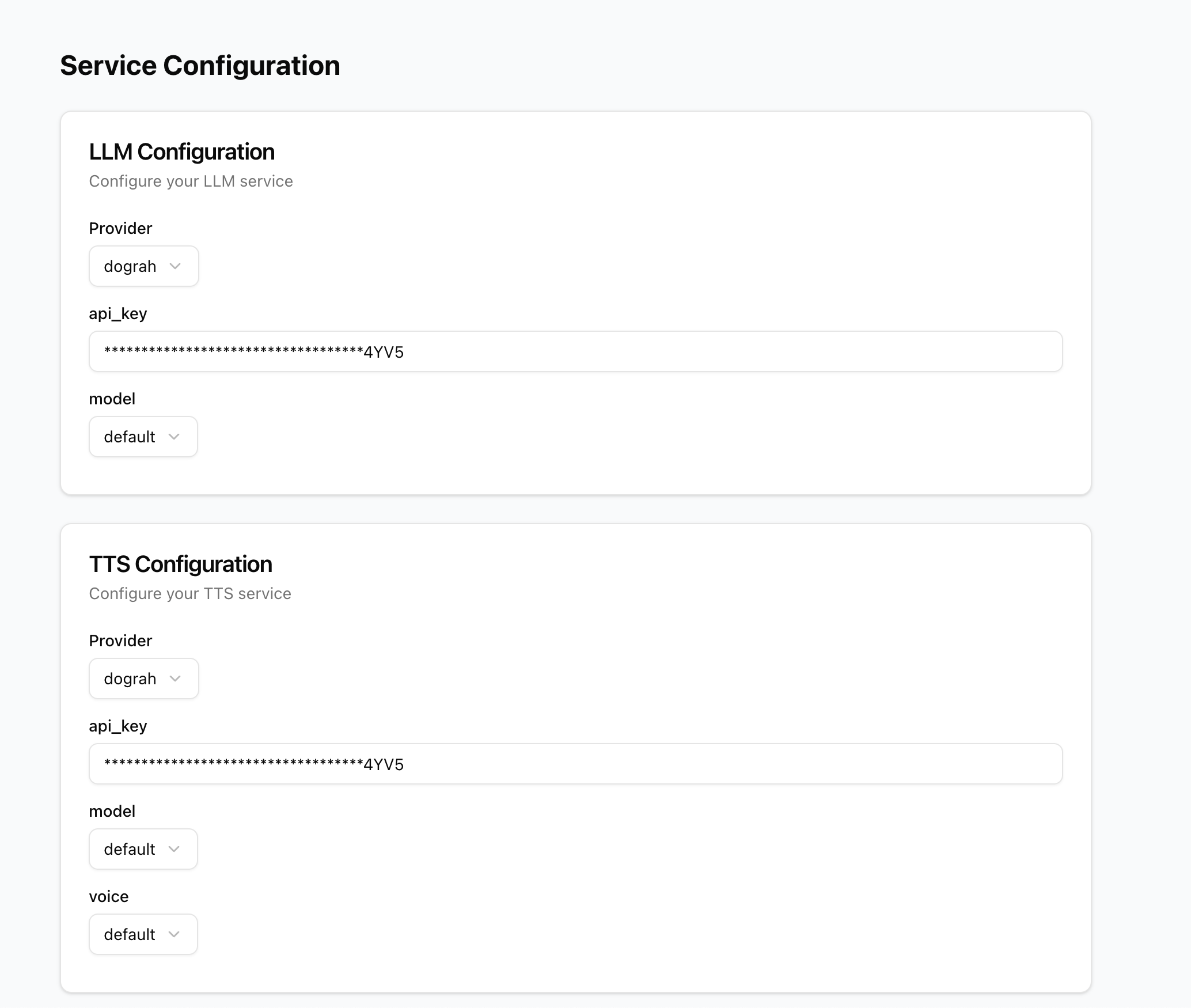 Inference Provider Configuration