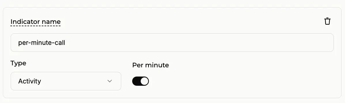 Setting your indicator name in Paygent