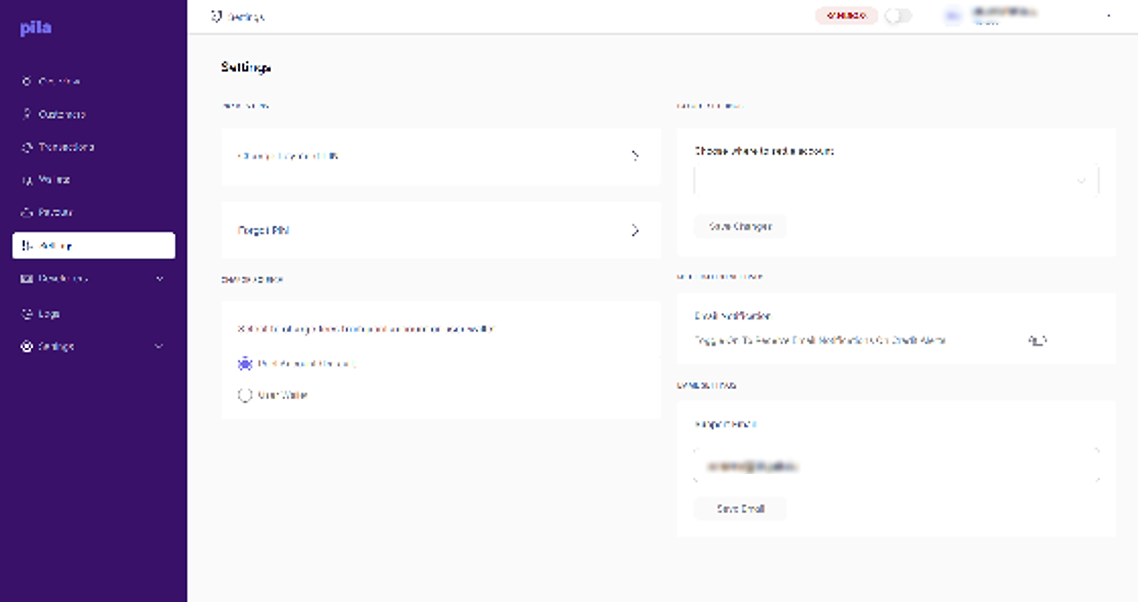 Charge source setting